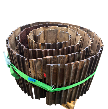 Kompletta band 51 länk 700 mm plattor